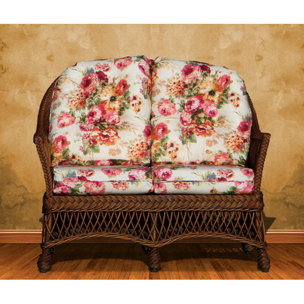 Longshore Tides Calderon 46" Flared Arm Loveseat with Reversible